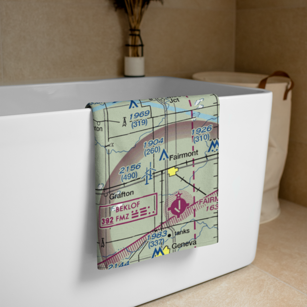 Traudt Airport (NE86) VFR Sectional Towel 