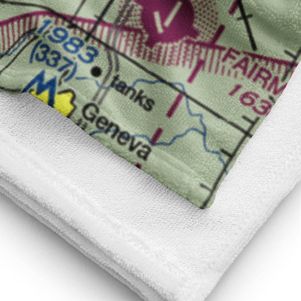 Traudt Airport (NE86) VFR Sectional Towel 