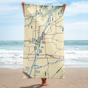 Travis Field Airport (TA16) VFR Sectional Towel