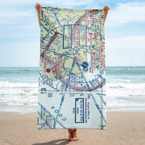 Treasure Chest Airport (AA16) VFR Sectional Towel