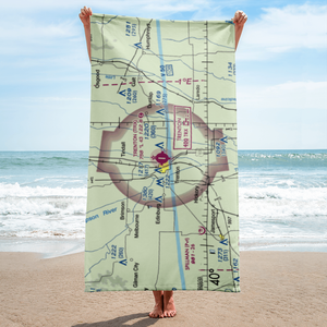 Trenton Municipal Airport (TRX) VFR Sectional Towel