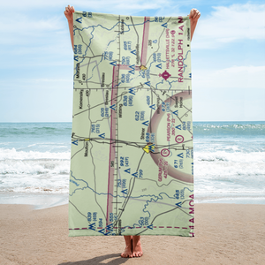 Tres Perros Flying Field (US-1230) VFR Sectional Towel