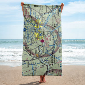 Tri Cities Airport (CZG) VFR Sectional Towel