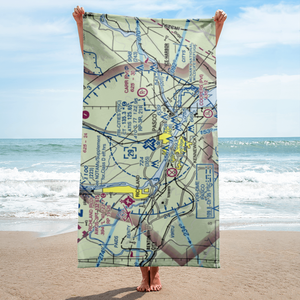 Tri Cities Airport (PSC) VFR Sectional Towel