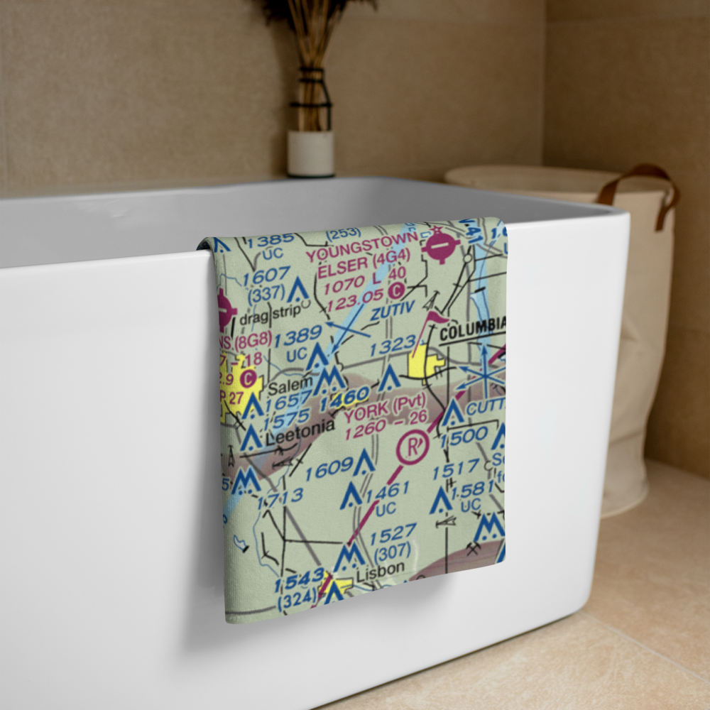 Tri City Airport (3G6) VFR Sectional Towel 