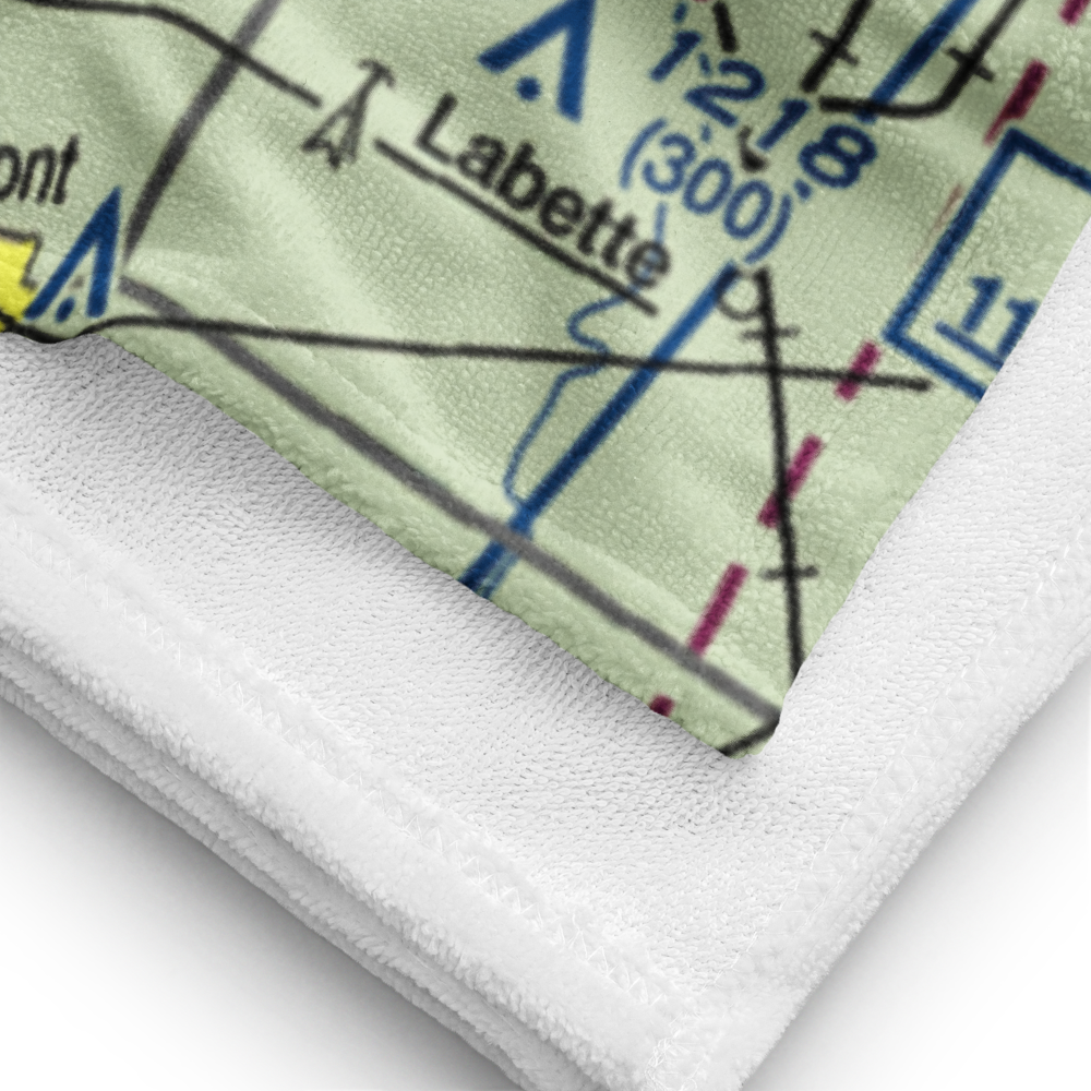Tri-City Airport (PPF) VFR Sectional Towel 