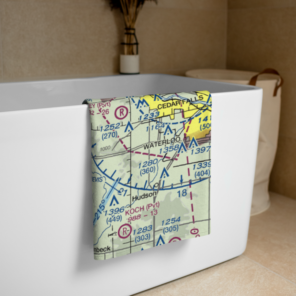 Triple J Airport (4IA9) VFR Sectional Towel 