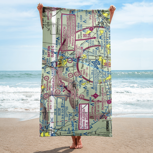 Troy Skypark Airport (OH71) VFR Sectional Towel