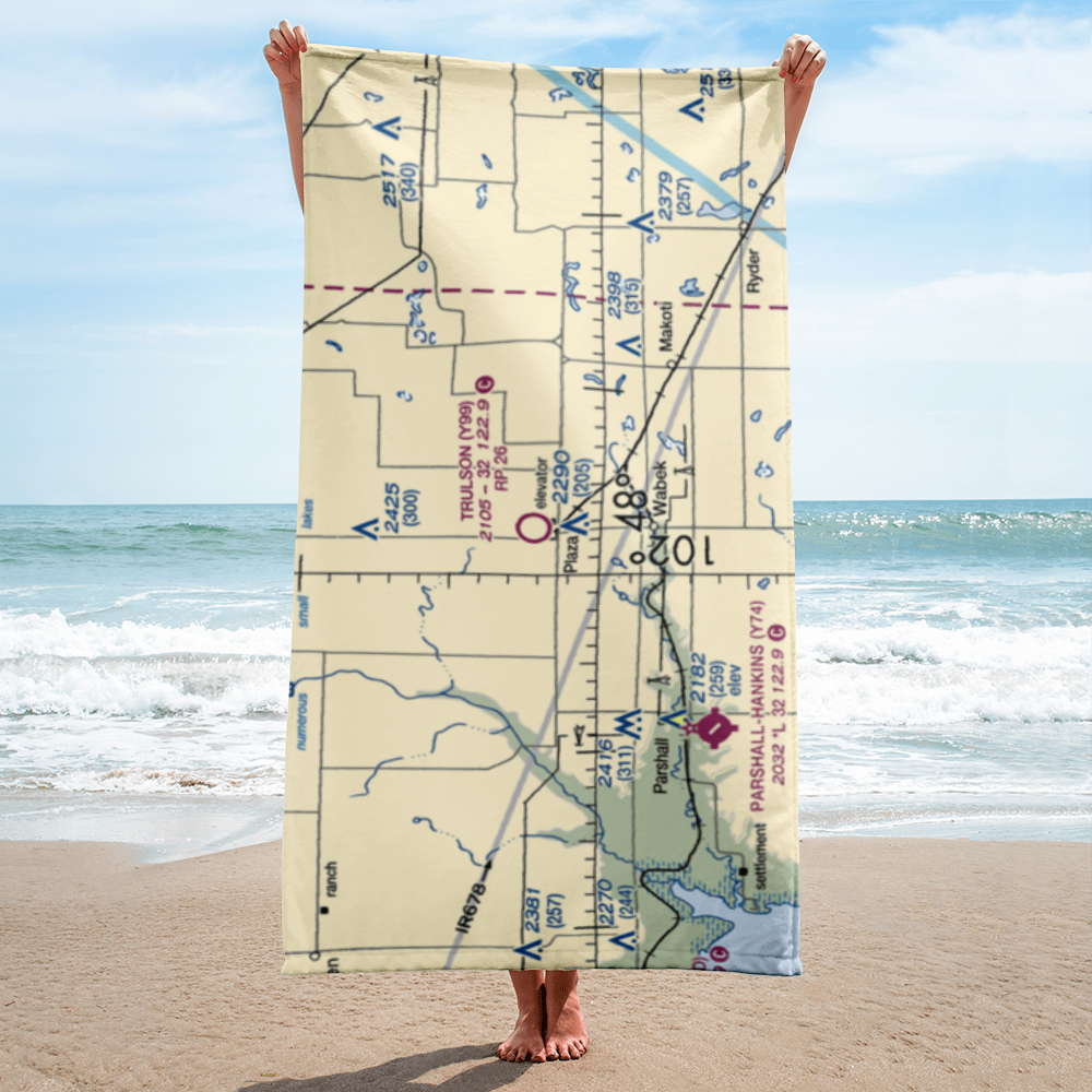 Trulson Field (Y99) VFR Sectional Towel 