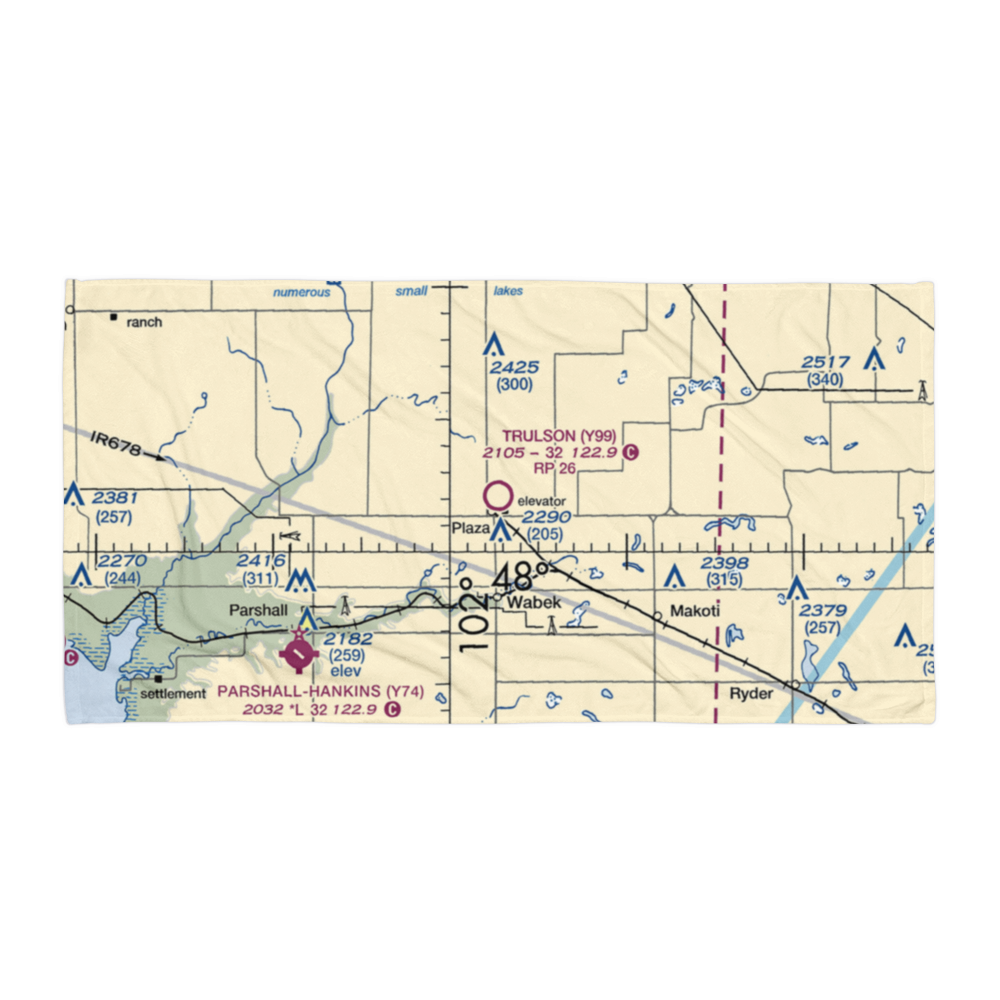 Trulson Field (Y99) VFR Sectional Towel 