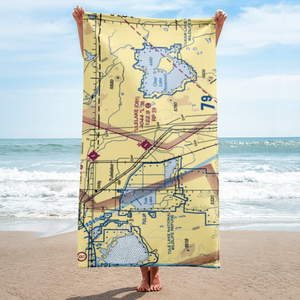 Tulelake Municipal Airport (O81) VFR Sectional Towel