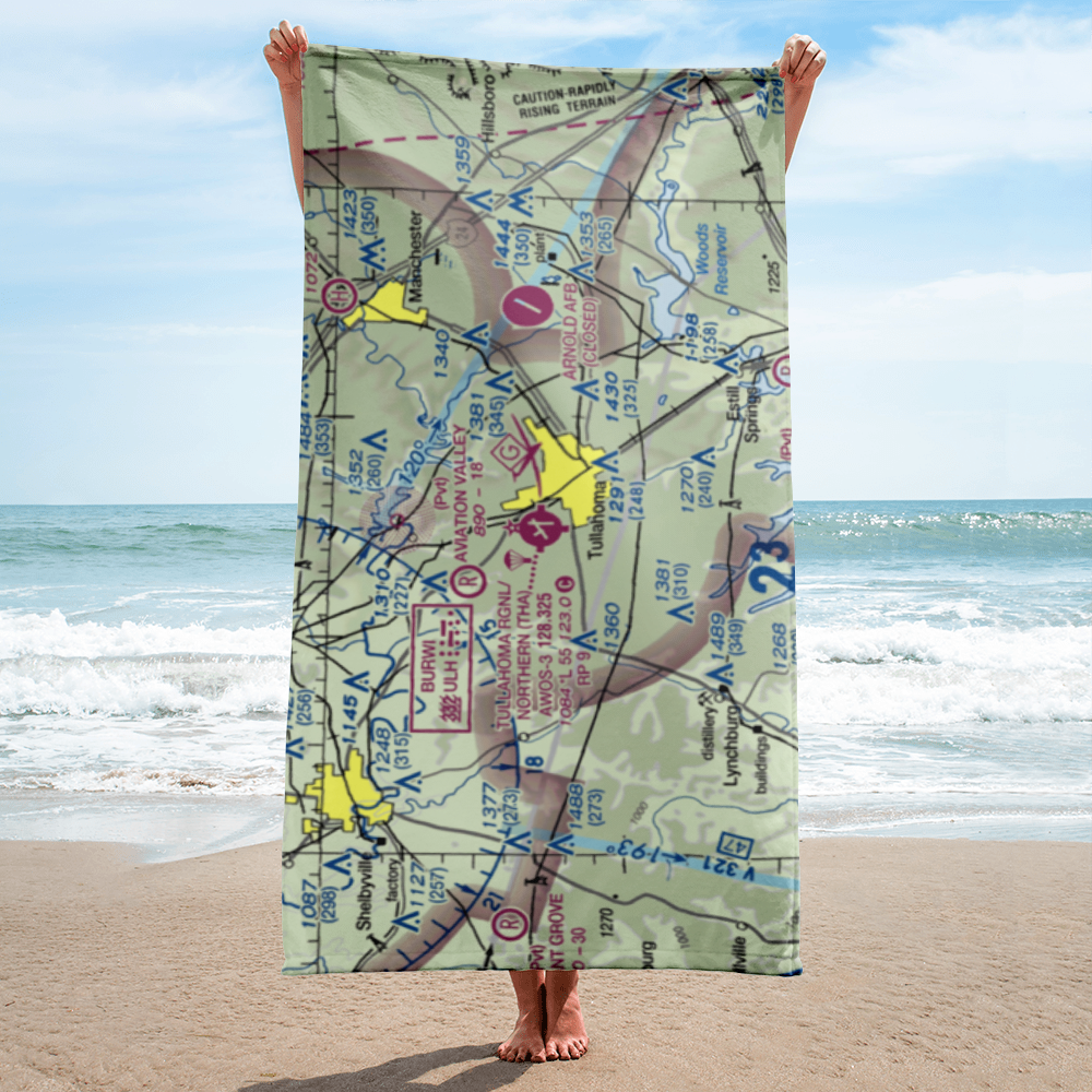 Tullahoma Regional Arpt/Wm Northern Field (THA) VFR Sectional Towel 