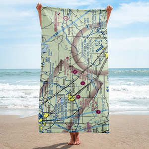 Turlock Municipal Airport (O15) VFR Sectional Towel