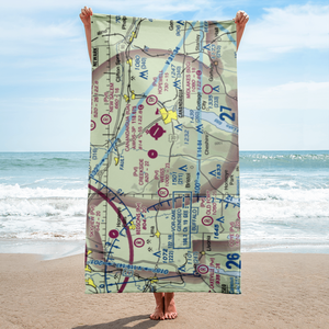 Turnbull Airport (48NY) VFR Sectional Towel