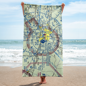 Tuscaloosa Regional Airport (TCL) VFR Sectional Towel