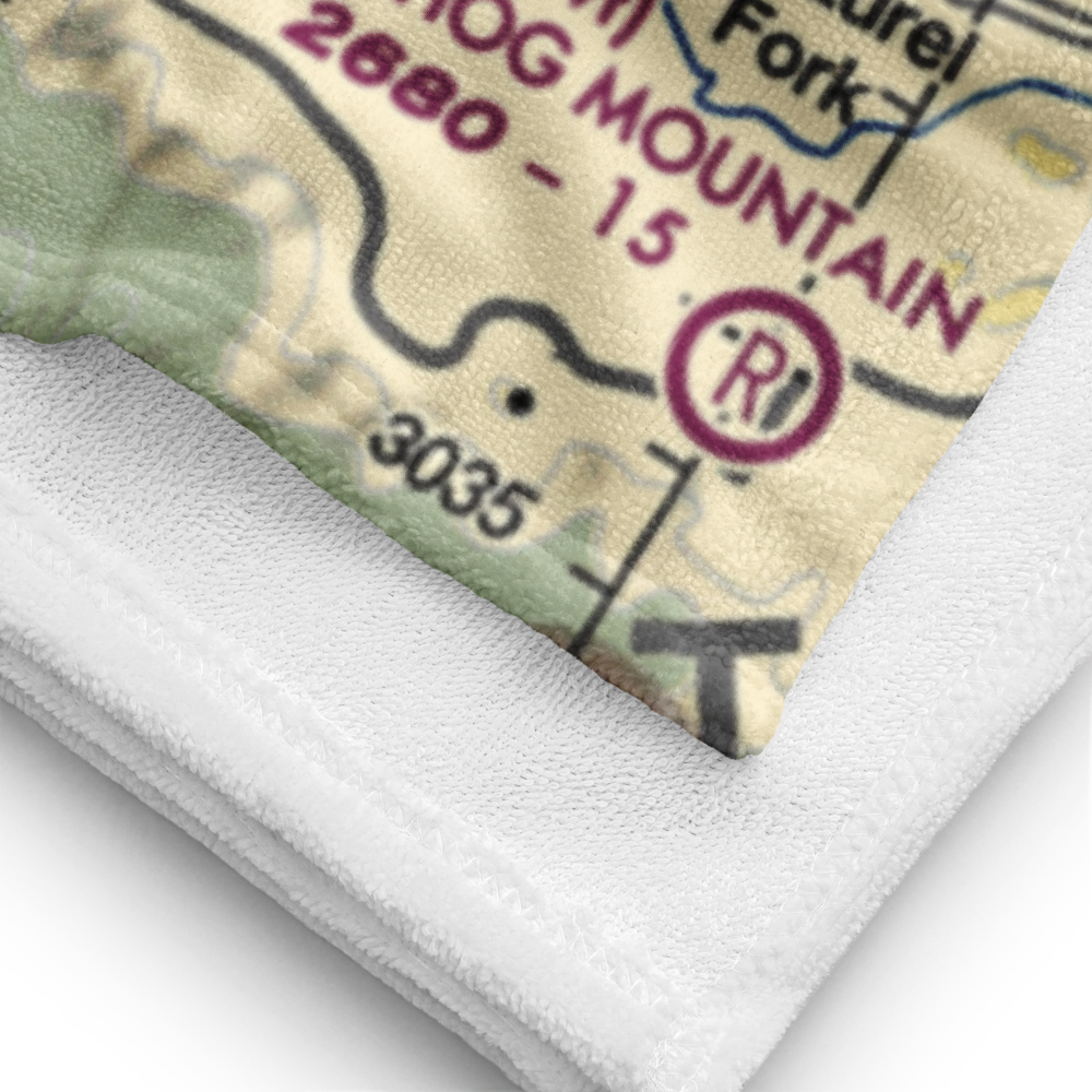 Twin County Airport (HLX) VFR Sectional Towel 