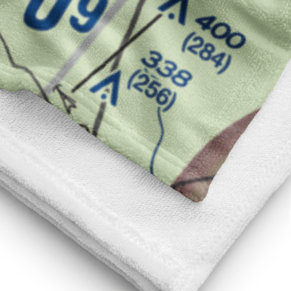 Twin Oak Airport (NC69) VFR Sectional Towel 
