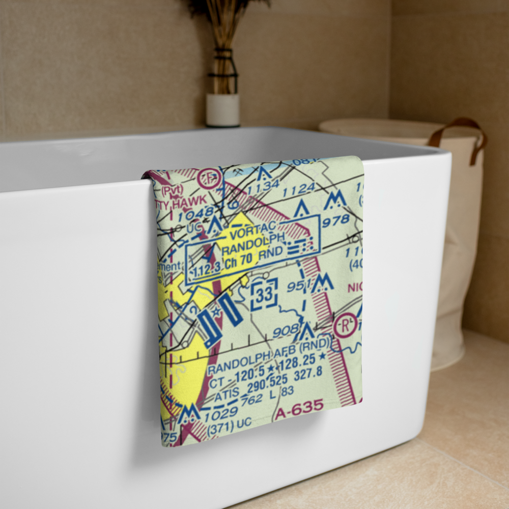 Twin-Oaks Airport (T94) VFR Sectional Towel 