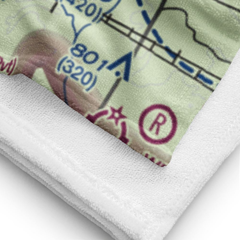 Twisted JS Airport (TX6) VFR Sectional Towel 