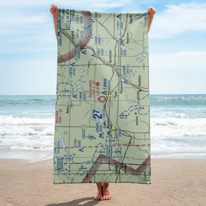 Tyler Municipal Airport (63Y) VFR Sectional Towel