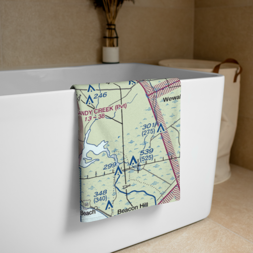 Tyndall Air Force Base (PAM) VFR Sectional Towel 