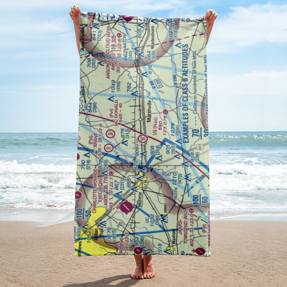 U S Heliport (N46) VFR Sectional Towel 