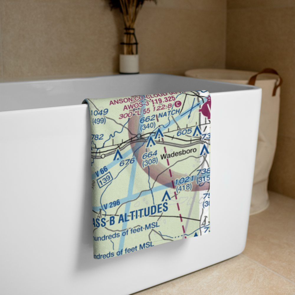 U S Heliport (N46) VFR Sectional Towel 