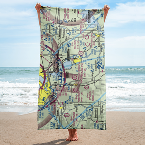 Uff-Da Airport (2WI1) VFR Sectional Towel