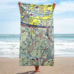 Underline OK Airport (93XS) VFR Sectional Towel