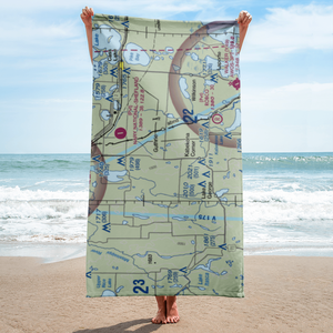Up Yonder Airport (98MN) VFR Sectional Towel