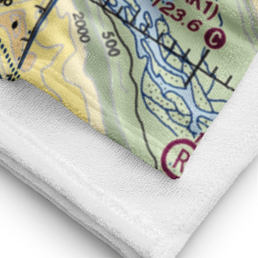 Upper Wasilla Lake Seaplane Base (3K9) VFR Sectional Towel 