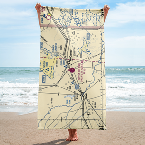 Upton County Airport (E48) VFR Sectional Towel