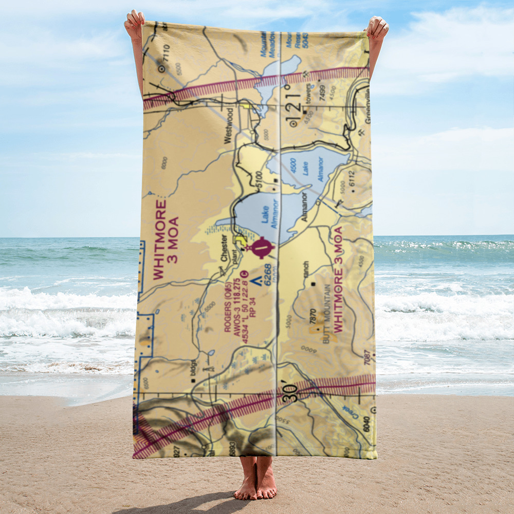 US Forest Service Chester Heliport (5Q2) VFR Sectional Towel 