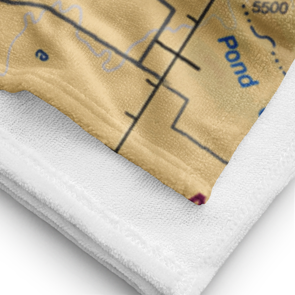 Usaf Academy Bullseye Aux Airstrip (CO90) VFR Sectional Towel 