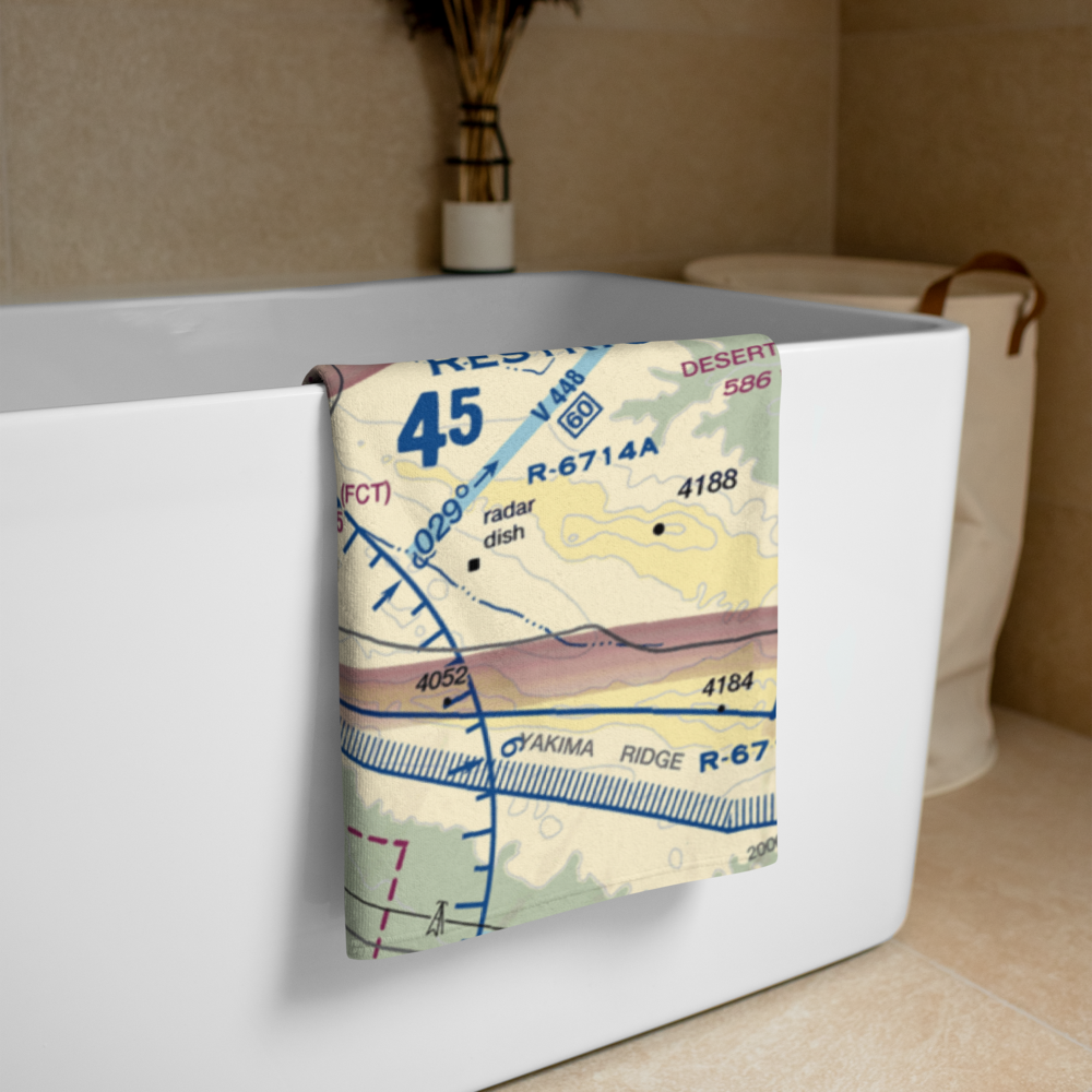 Vagabond Army Heliport (FCT) VFR Sectional Towel 