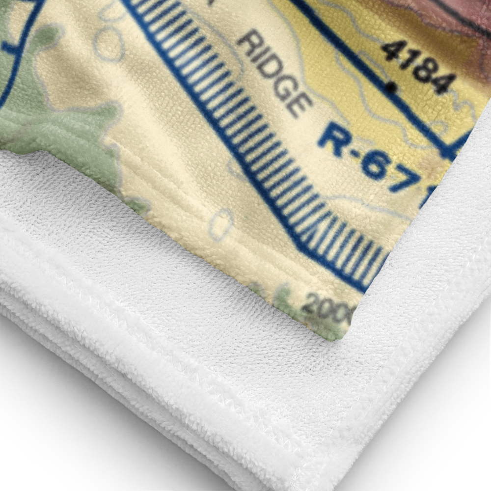 Vagabond Army Heliport (FCT) VFR Sectional Towel 