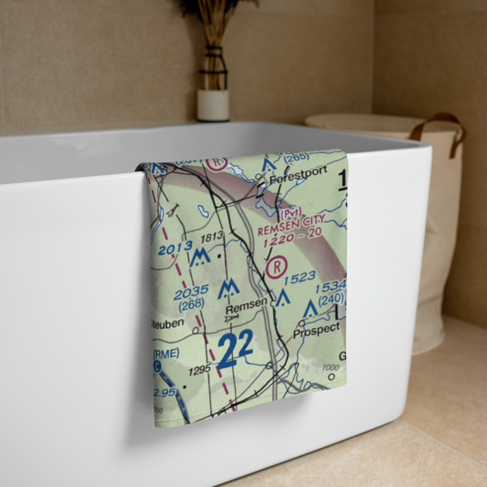 Valenty Mierek Airport (NY59) VFR Sectional Towel 