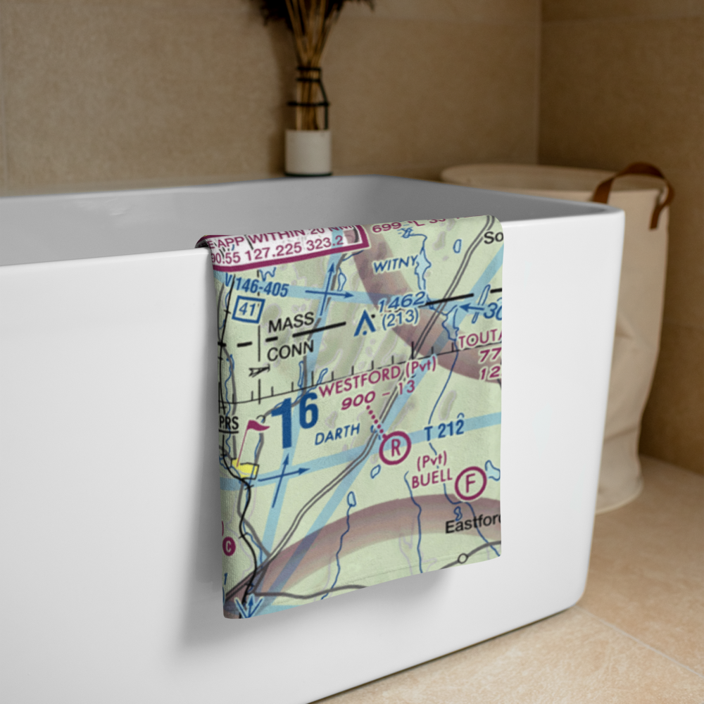 Valley Farms Airport (CT29) VFR Sectional Towel 