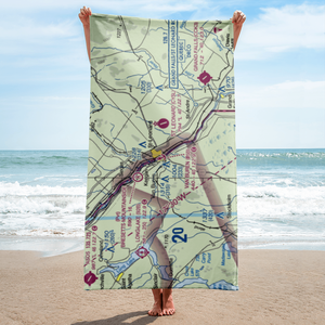 Van Buren Seaplane Base (05B) VFR Sectional Towel