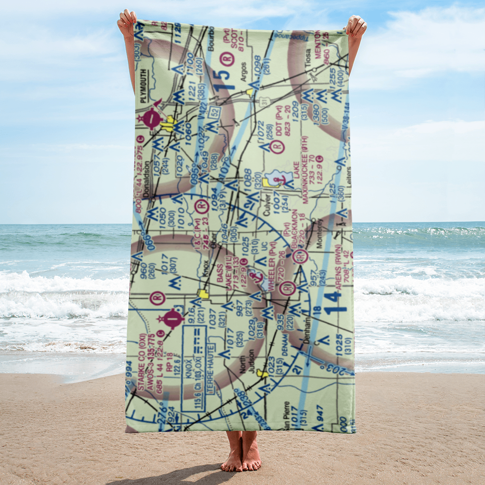 Van De Mark Airport (1II5) VFR Sectional Towel 