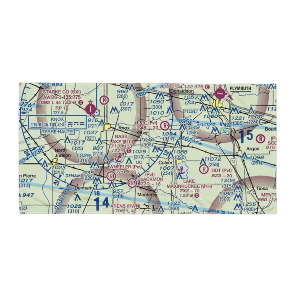 Van De Mark Airport (1II5) VFR Sectional Towel 