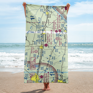 Van Zandt County Regional Airport (76F) VFR Sectional Towel