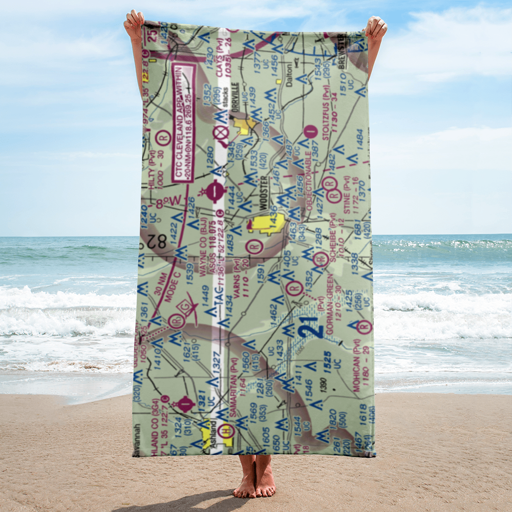 Varns Farms Airport (OI07) VFR Sectional Towel 