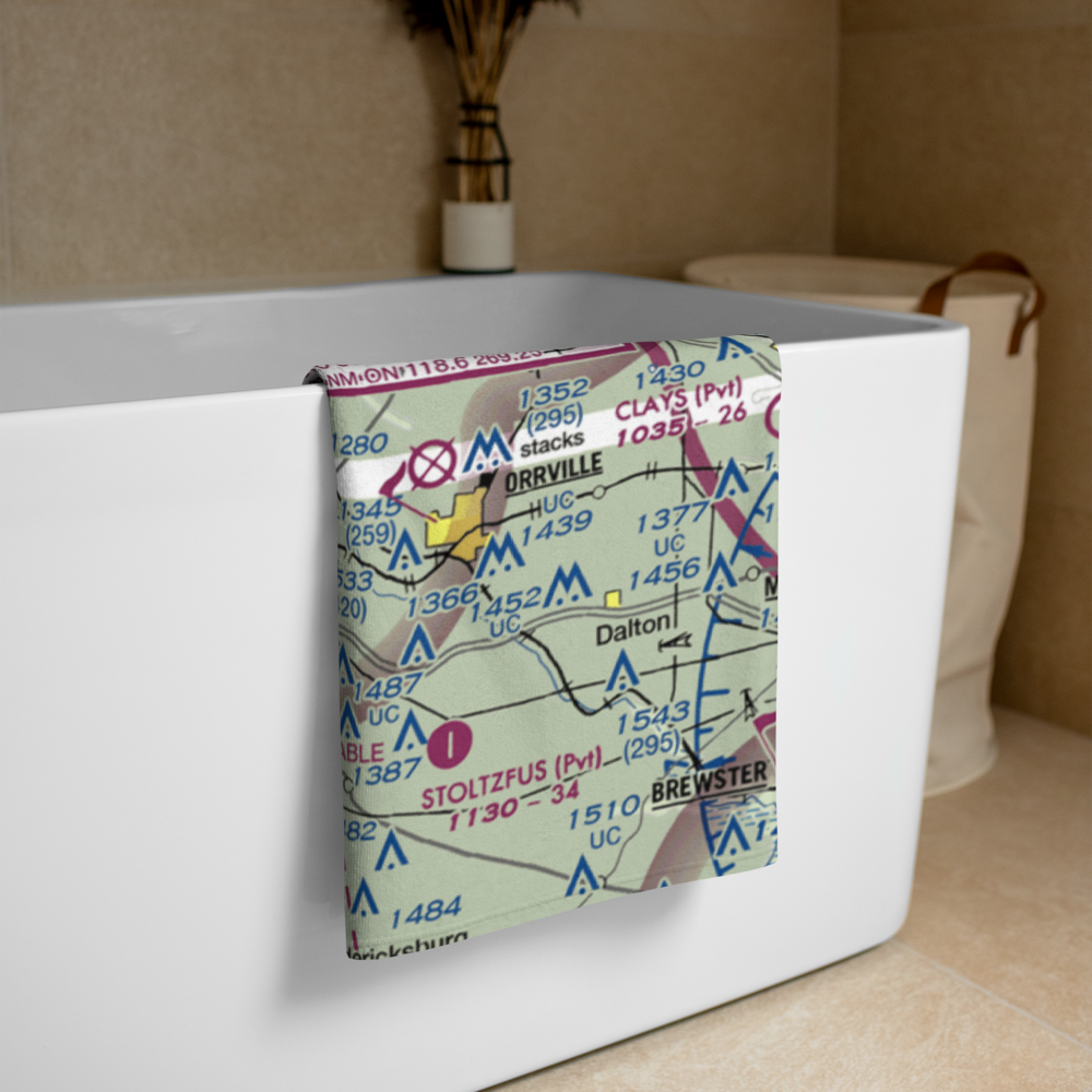 Varns Farms Airport (OI07) VFR Sectional Towel 