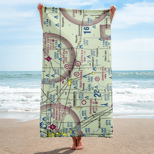 Vassar Field (2MI8) VFR Sectional Towel