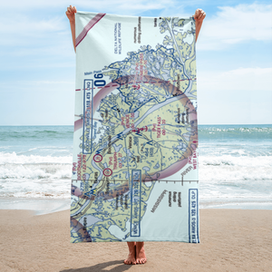 Venice Base Heliport & Seaplane Base (30LA) VFR Sectional Towel