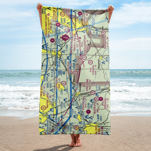 Venus Airport (75TS) VFR Sectional Towel