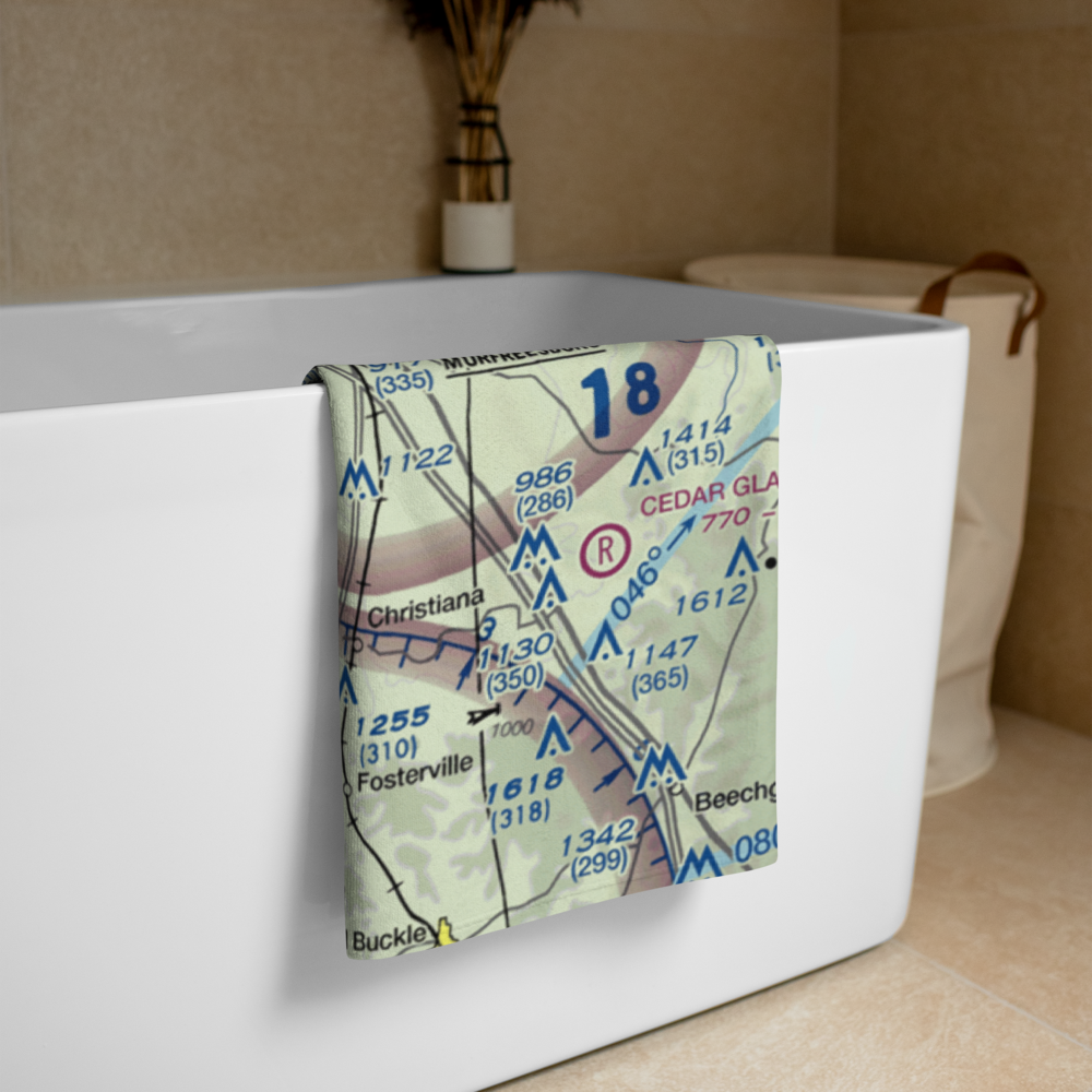 Versailles Aerodrome (9TN1) VFR Sectional Towel 