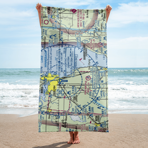 Vette/Blust Seaplane Base (96WI) VFR Sectional Towel