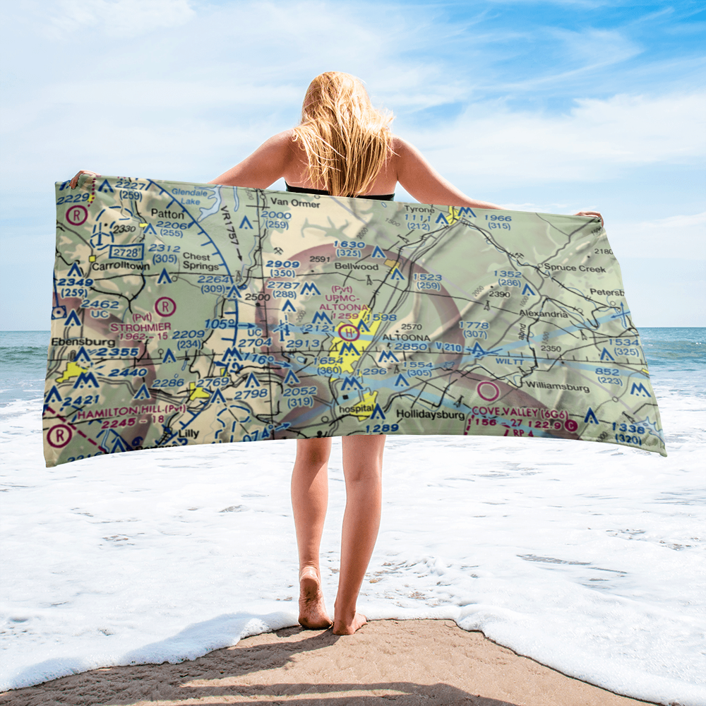 Vicars Private Airport (PS15) VFR Sectional Towel 